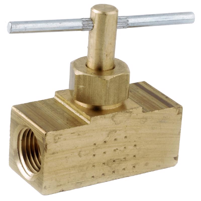 Anderson Metals 759134-02AH Needle Valve 1/8" 1/8" Brass