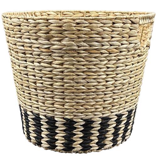 Classic Home & Garden 110109-724 Planter 11.8" H X 13" D Natural Fiber Sahara Brown Brown