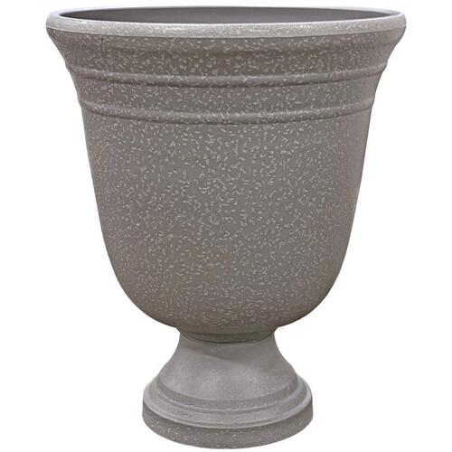 Classic Home & Garden 419P-120R Urn Planter 19.5" H X 16" D Plastic Westpoint Stone Stone