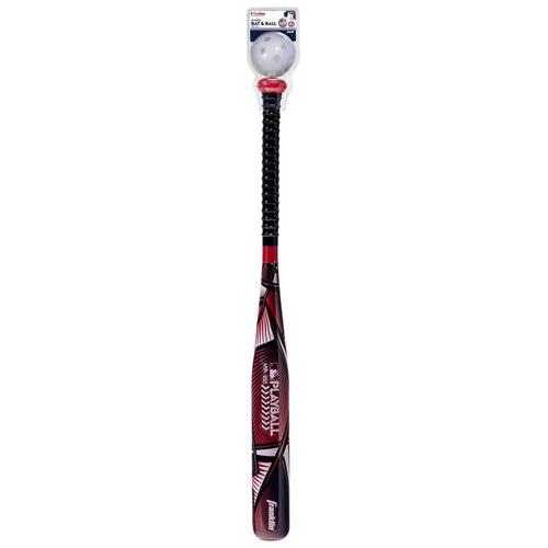 MLB 64153C1 Ball and Bat Set Red Plastic Red