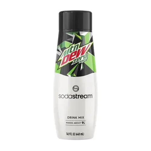 SodaStream 1924231010 1103168010 Drink Mix, Mountain Dew Zero Sugar, 14.9 fl-oz