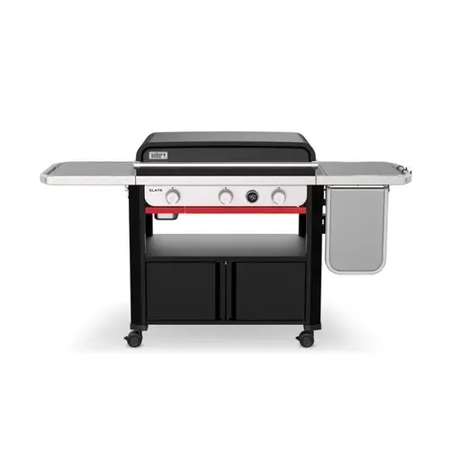 Weber 1500215 Outdoor Griddle Slate Rust-Resistant 3 Burner Liquid Propane Black Black