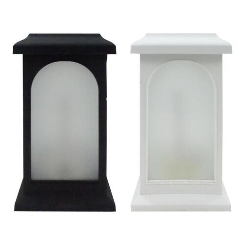 ALPINE QVA151ABB LED Candle Lantern Plastic Black/White Black/White