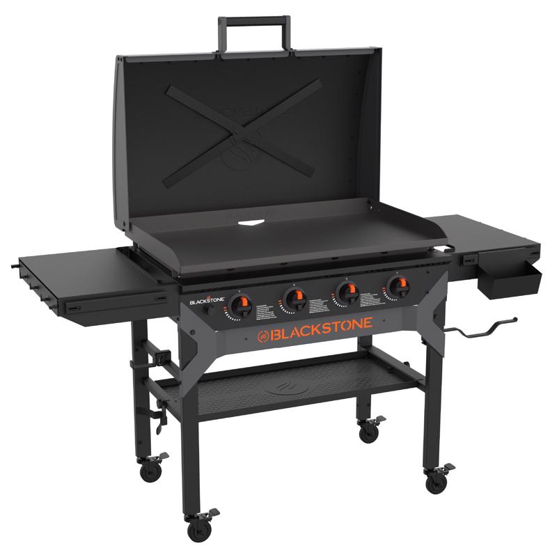 Blackstone 2310 Outdoor Griddle with Hood 4 Burner Liquid Propane Black Black