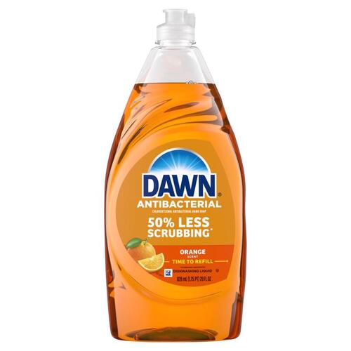 Dish Soap Orange Scent Liquid 28 oz - pack of 8