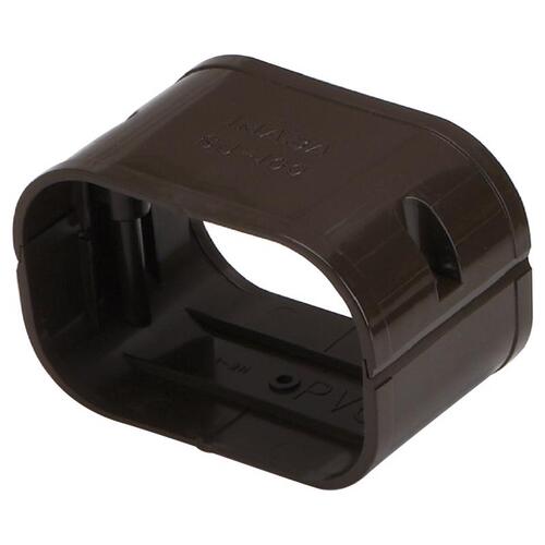 Slimduct 85470 Lineset Cover Coupler 3.75" W Brown Brown