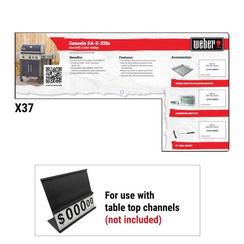 Retail First 1000-000254 Sign Kit Standard L&G/Outdoor Living Grilling POP 2024 kit