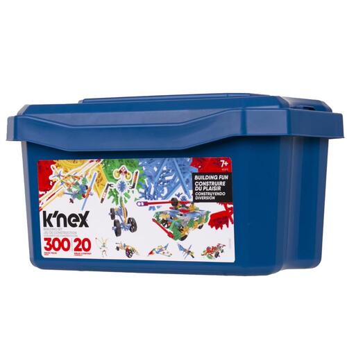 K'Nex KNX 80202 Building Set Toy Classic Fun Tub Plastic 300 pc