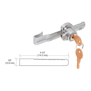 Tamper Proof Sliding Glass Door Lock With Standard Ratchet Bar