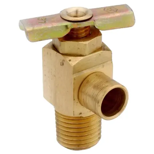 Drain Cock Valve 1/4" X 1/4" MIP Brass