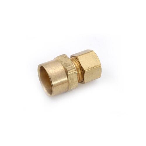 Adapter 3/8" Compression in. X 1/2" D Sweat in. Brass