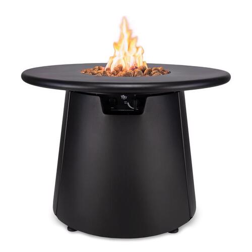 Fire Table 38" W Steel Round Propane
