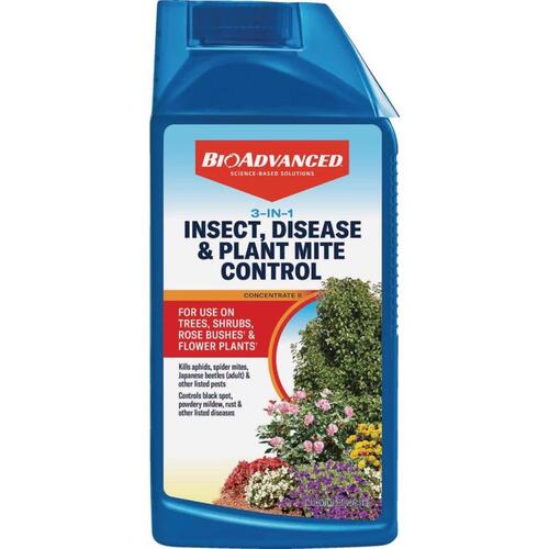 Insect Disease & Mite Control 3-in-1"sect Disease & Mite Control Concentrate 32 fl. oz.