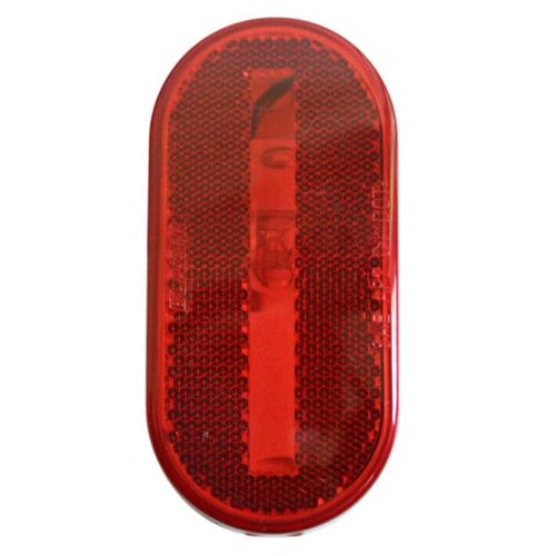 Light Red Oval Clearance/Side Marker Red