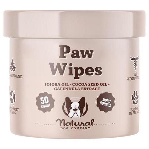 Natural Dog Company WP-PAWS-50 Paw Spray and Wipes Dog 50 ct