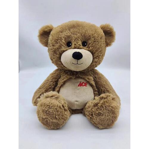 Warmies CMNBEAR-ACE Stuffed Bear Children's Miracle Network Plush Brown Brown