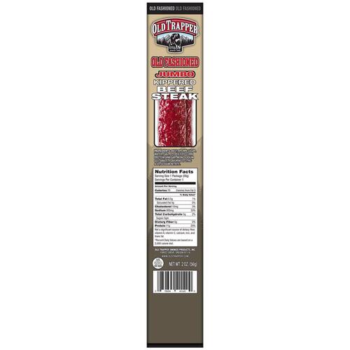 Old Trapper 40140T Beef Steak Kippered Old Fashioned 2 oz Bagged