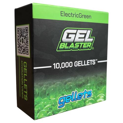 GEL BLASTER INC GL4CP09 Gellets Electric Green 10000 pc Electric Green