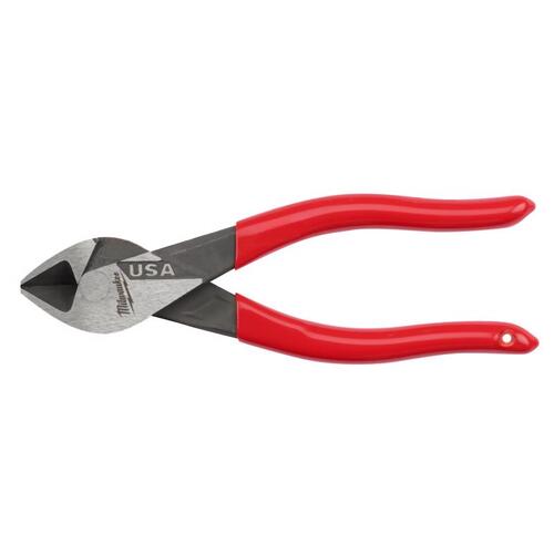 Milwaukee MT506 Cutting Pliers, 6.09 in OAL, 3/4 in Jaw Opening, Red Handle