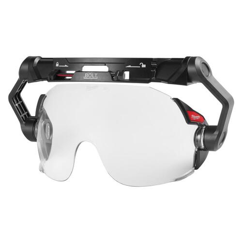 Protective Glasses Bolt Anti-Fog PPE Clear Lens Black Frame