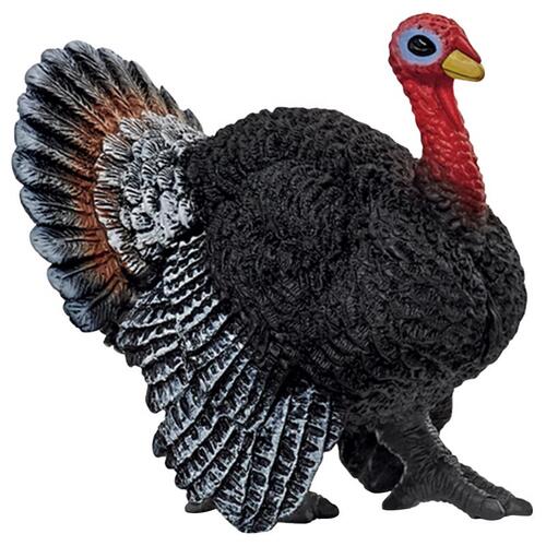 Black Turkey Toy Animal Figure, Ages 3 & Up - pack of 5