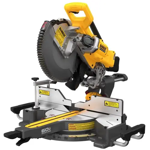 Dual-Bevel Sliding Compound Miter Saw 60V MAX Flexvolt 12" Cordless Brushless Tool Only