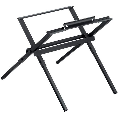 Table Saw Stand, 21-3/4 in W Stand, 22-7/8 in D Stand, 22-1/2 in H Stand, Steel, Black