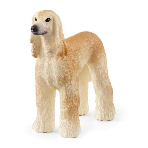 Schleich-S 13938 Farm World Series Figurine, 3 to 8 years, Afghan Hound, Plastic Brown