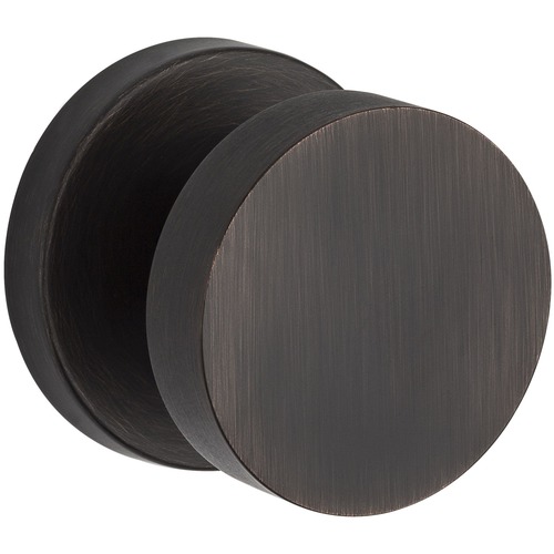 Full Dummy Contemporary Knob and Contemporary Round Rose Venetian Bronze Finish