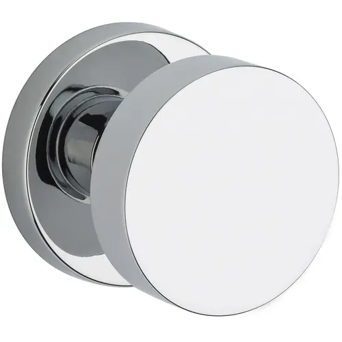 Half Dummy Contemporary Knob and Contemporary Round Rose Bright Chrome Finish