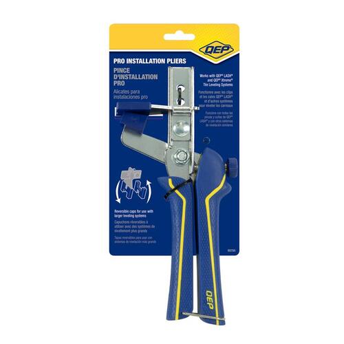 QEP 99784 Installation Pliers, 10-1/4 in OAL, Blue Handle