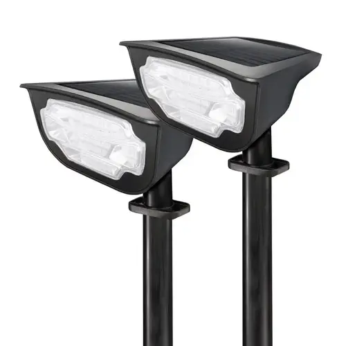 Garden Light Bionic Black Solar Powered 0.5 W LED