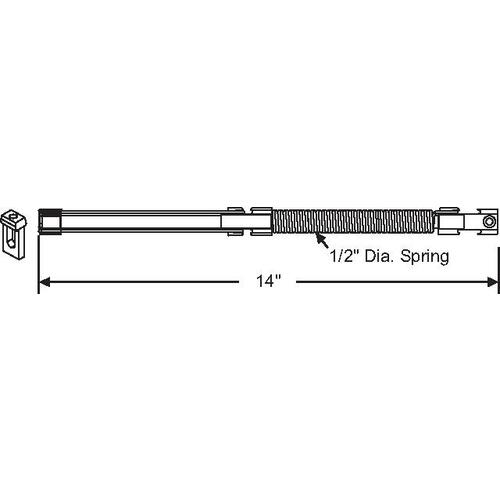 14in Arrow Balance W/900-18354 black Shoe Attd