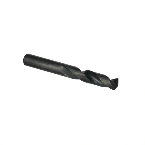 #27 x 2-1/16" HSS Left Hand Stub Drills 135 Degree Cutting Angle Black Oxide