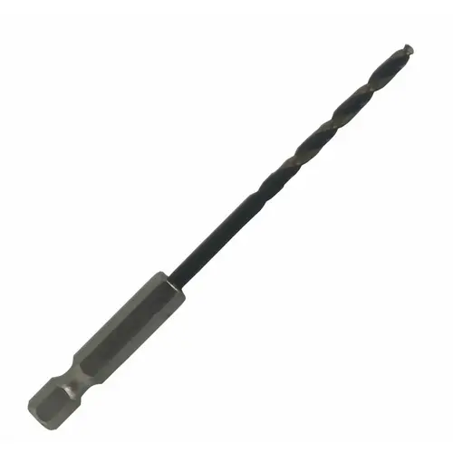 11/64" x 3-1/4" Quick Change Hex Shank Drill Bits 135 Degree Cutting Angle Black and Gold