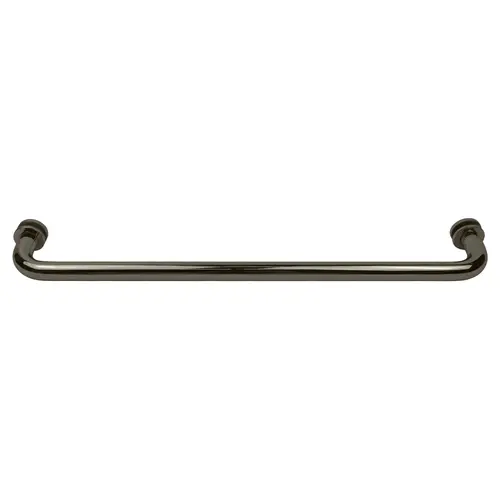 Polished Nickel 18" BM Series Tubular Single-Sided Towel Bar