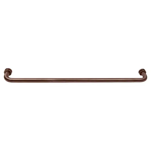 Antique Brushed Copper 24" BM Series Tubular Single-Sided Towel Bar