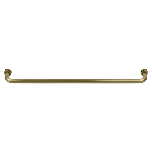 Brushed Bronze 24" BM Series Tubular Single-Sided Towel Bar