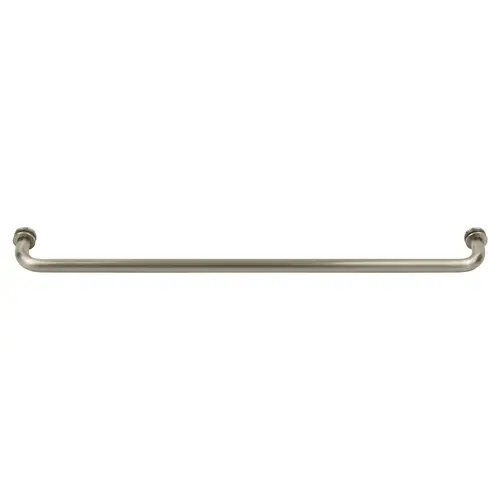 CRL BM26BN Brushed Nickel 26" BM Series Tubular Single-Sided Towel Bar