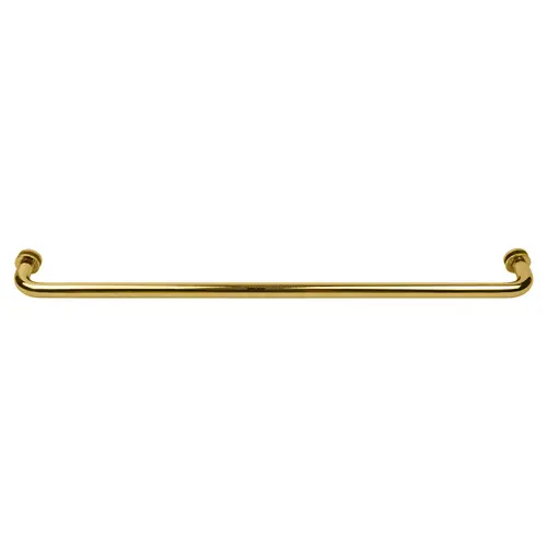CRL BM24BR Polished Brass 24" BM Series Single-Sided Towel Bar