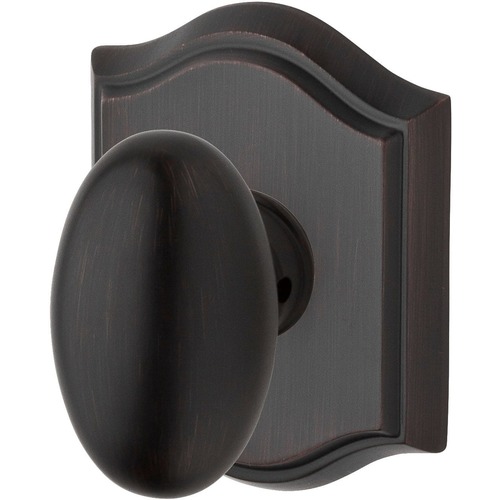 Full Dummy Ellipse Knob and Traditional Arch Rose Venetian Bronze Finish