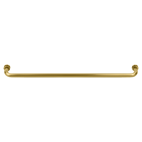 Satin Brass 27" BM Series Tubular Single-Sided Towel Bar