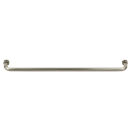 CRL BM28BN Brushed Nickel 28" BM Series Tubular Single-Sided Towel Bar