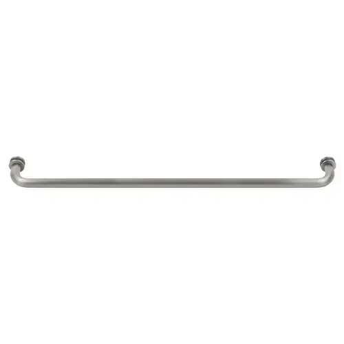 Satin Chrome 28" BM Series Tubular Single-Sided Towel Bar