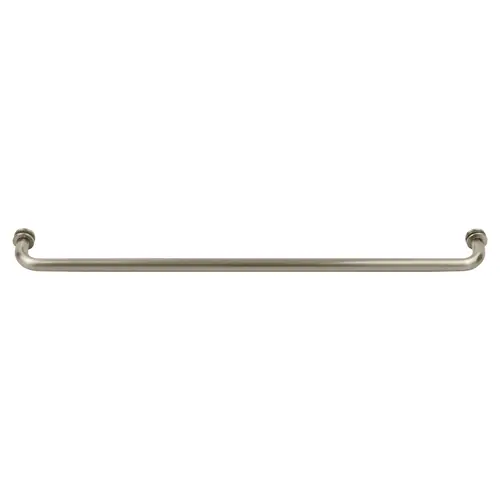 Brushed Nickel 30" BM Series Tubular Single-Sided Towel Bar