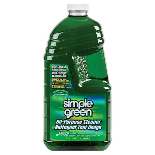 SIMPLE GREEN 2710000613903 All-Purpose Cleaner, 2 L Bottle, Liquid, Sassafras, Green