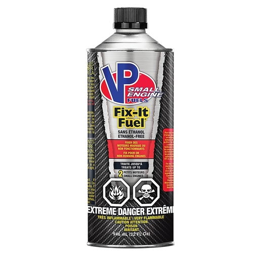 VP Racing Fuels 66351 Fix-It-Fuel Small Engine Fuel, Aromatic Hydrocarbon, 1 qt Bottle