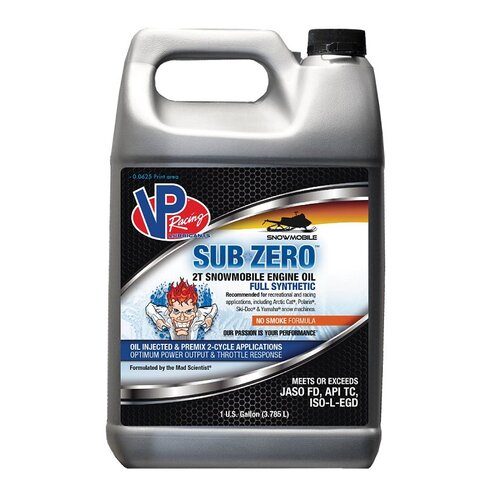 Sub-Zero Synthetic 2T Snowmobile Oil, 1 gal