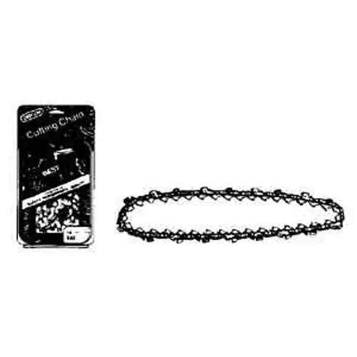 Chainsaw Chain, 0.05 in Gauge, 3/8 in TPI/Pitch, 52-Link Black