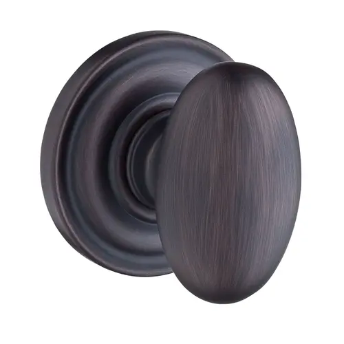 Half Dummy Ellipse Knob and Traditional Round Rose Venetian Bronze Finish